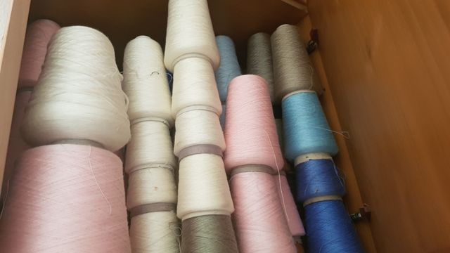 Lana en conos tricotosa