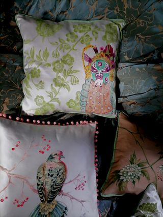 Cuscini decorate a mano