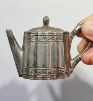 Antiguo salero pimentero especiero GORINGER plata