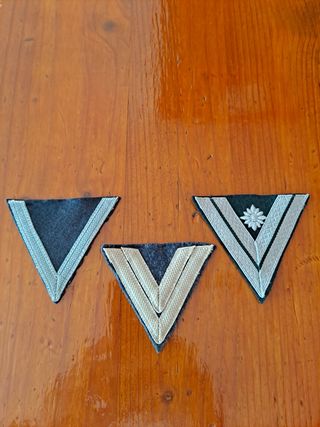 Insignias brazo rango Alemanas WWII