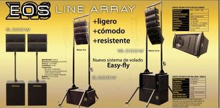 Equipo de sonido Line Array BlackSound.