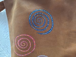 Bolso piel y cuero
