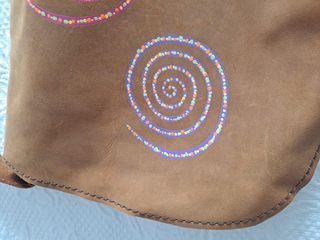 Bolso piel y cuero