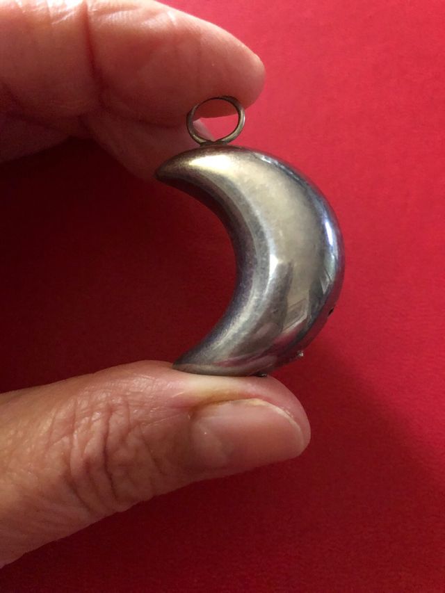 Ciondolo luna in argento