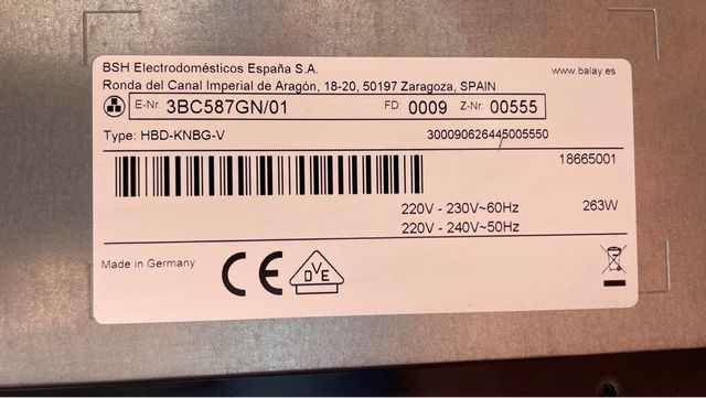 Campana decorativa Balay 3BC587GN (80cm)