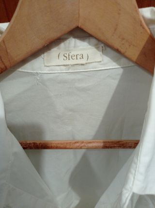Camisa vestido blanco de Sfera