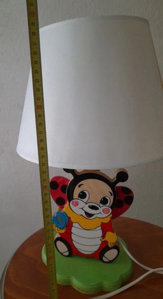 Lampada in legno artigianale cameretta bimbi