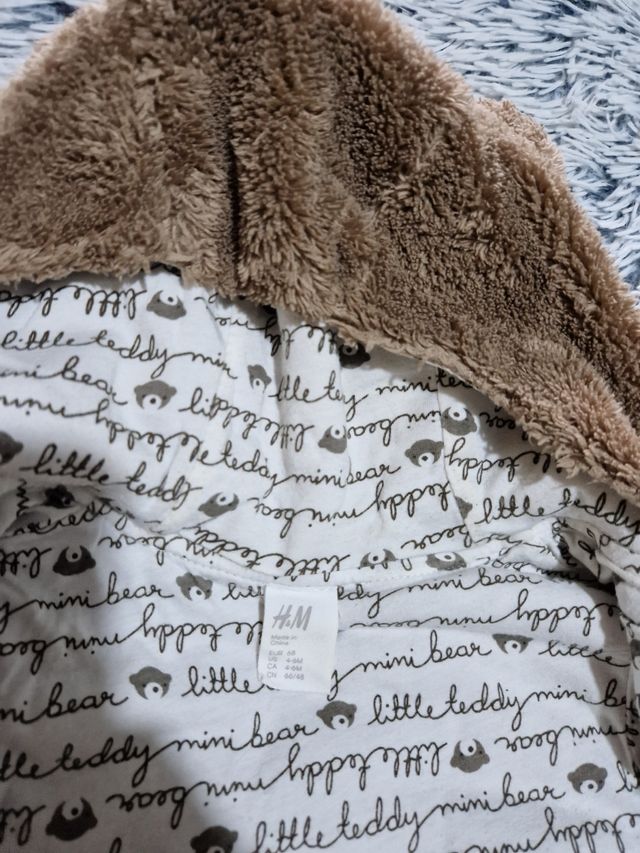 Mono pelele invierno oso H&M