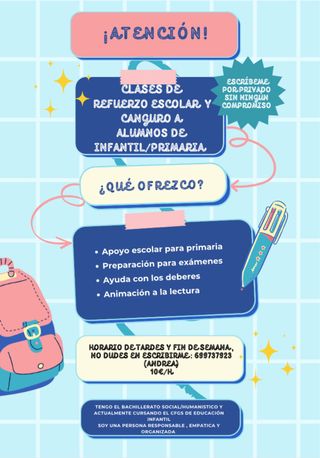 clases particulares o canguro