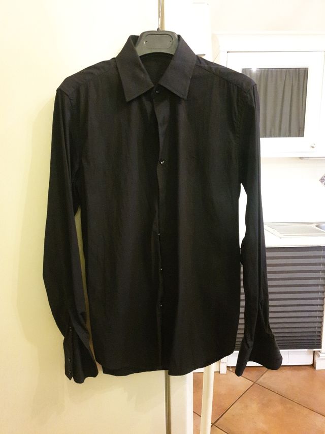 Camicia donna nera stracht taglia S