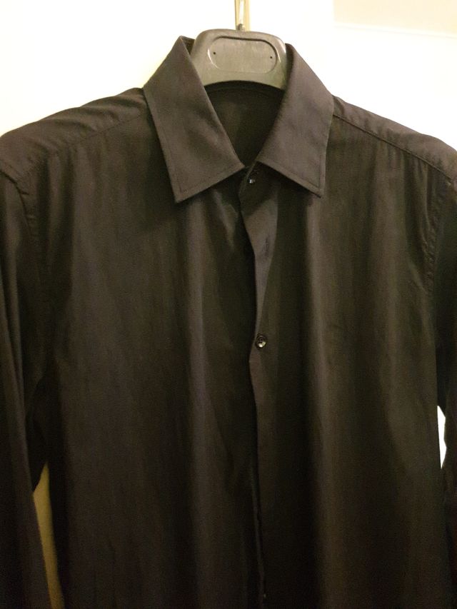 Camicia donna nera stracht taglia S