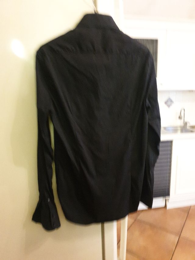 Camicia donna nera stracht taglia S