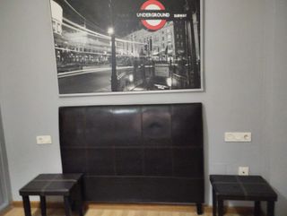 Cabecero cama de matrimonio. Regalo mesitas