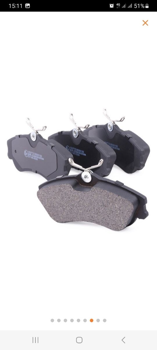 Pastillas freno delantero peugeot 206