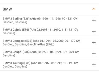 Faros antiniebla BMW