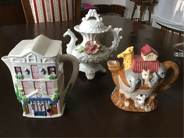 Tre teiere autentiche non importate inglesi