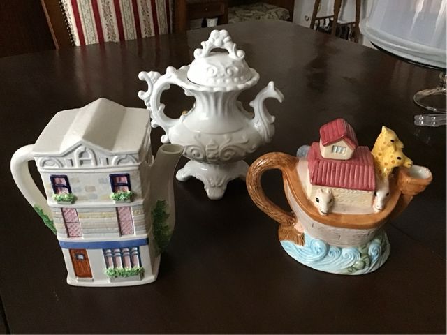 Tre teiere autentiche non importate inglesi