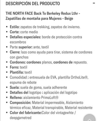 Botas Mujer THE NORTH FACE