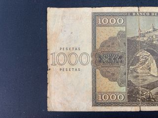 billete 1000 pesetas 1936