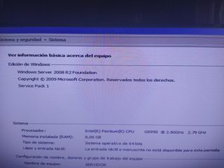 Servidor IBM, procesador, 4 discos duros, CD/DVD