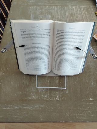 Soporte libro lectura