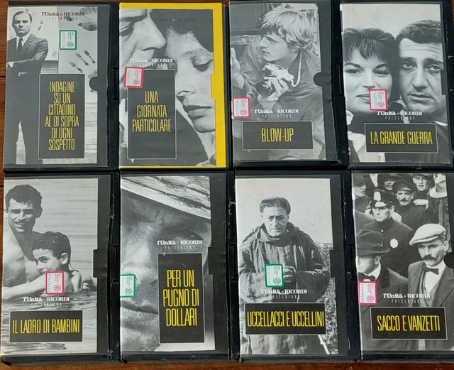 VHS collezione L'unità Ricordi