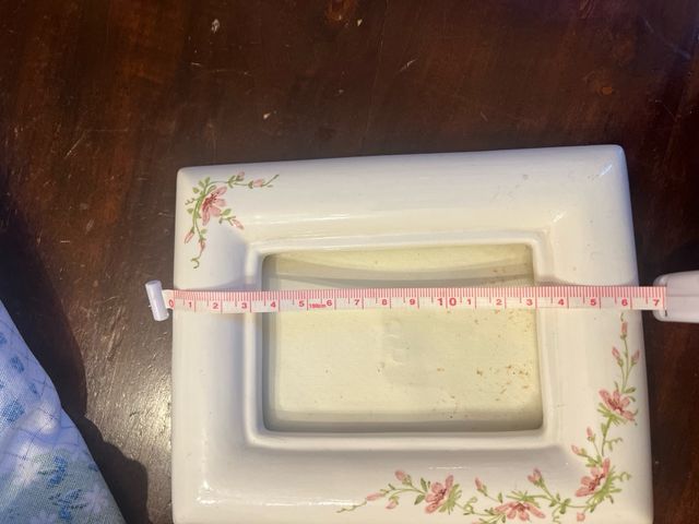 Cornice per fotografia in ceramica  