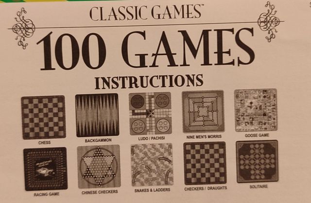Gioco da Tavola "100 giochi in uno"