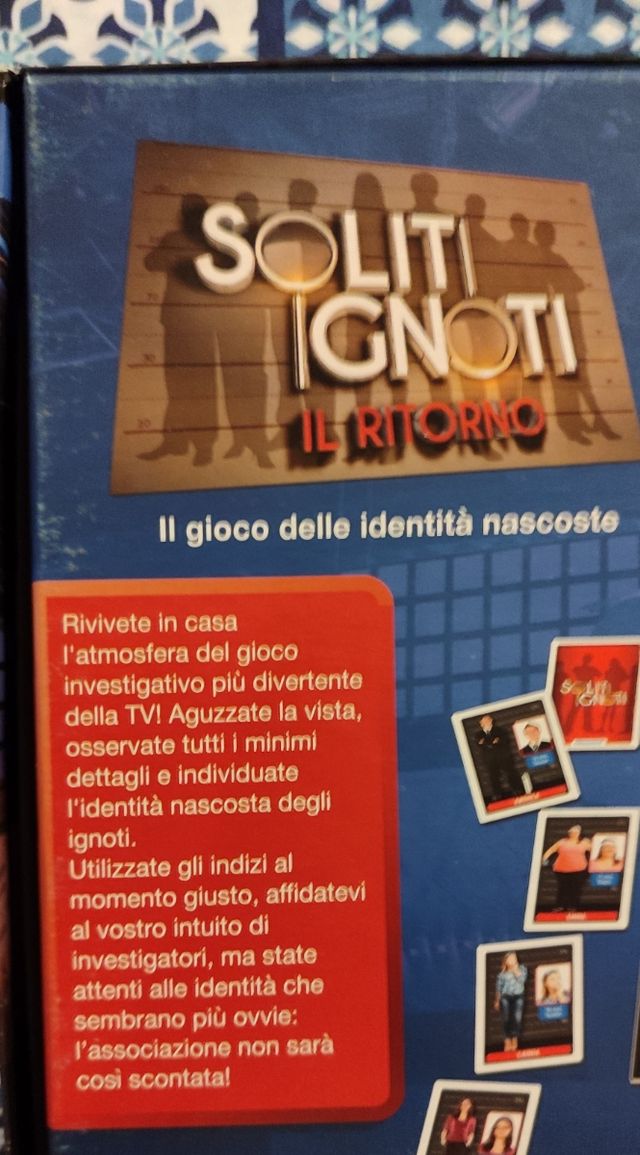 Gioco da tavola "I soliti ignoti"