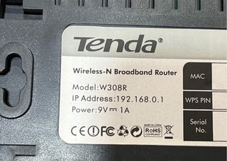 Router Tenda W308R - Router, Negro y Blanco