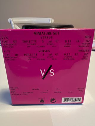 set miniaturas de perfume Versace