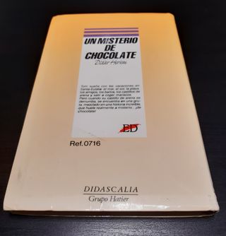 Libro "Un Misterio De Chocolate"
