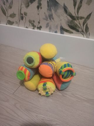 Ser 3 peluches con estímulo bebé