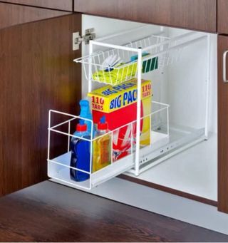 Estante extraible bajo fregadero