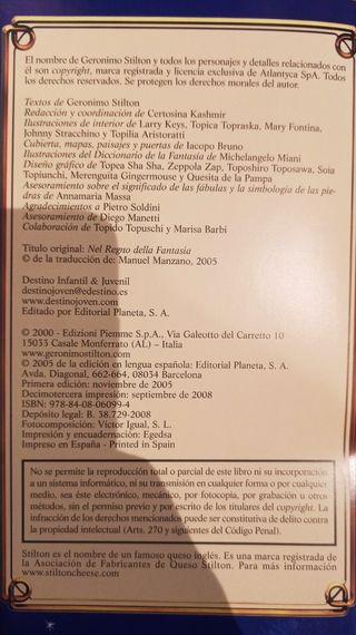 Gerónimo Stilton en el Reino fantasía