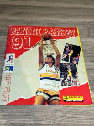Album cromo cromos  ACB baloncesto Panini 1991