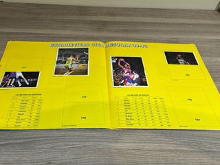 Album cromo cromos  ACB baloncesto Panini 1991