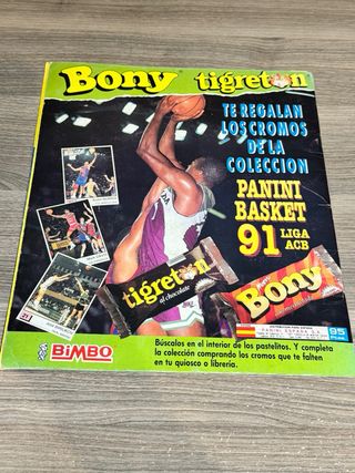 Album cromo cromos  ACB baloncesto Panini 1991
