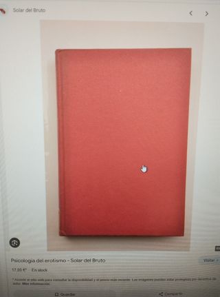 Libro Psicología del erotismo