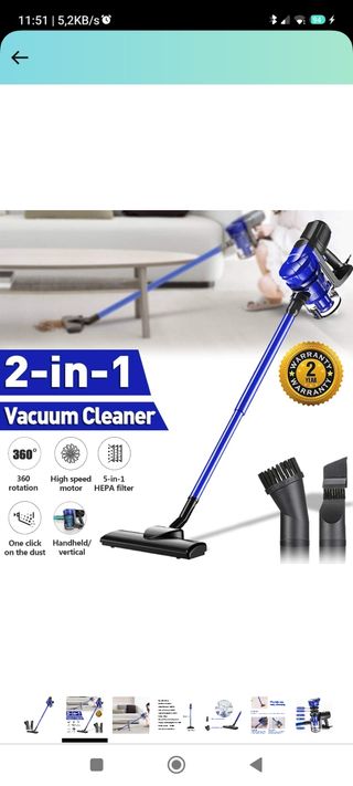 Aspiradora con cable 400 W