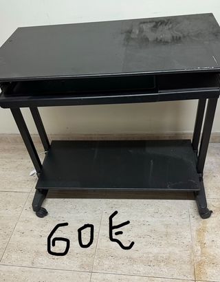 mesa base para ordenador y pantalla