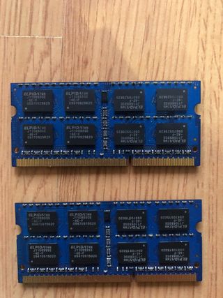 Memoria RAM 2gb DDR3