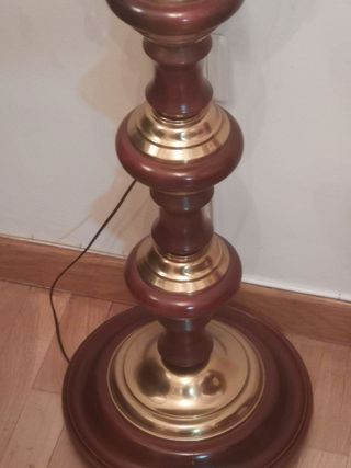 TELÉFONO EPOC PEANA O PEDESTAL DE MADERA ANTIGUO