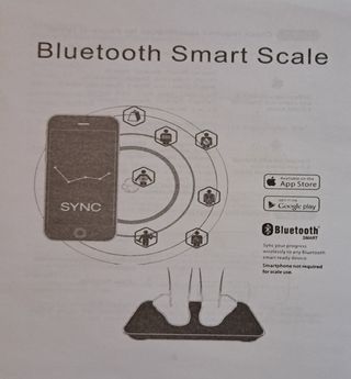 Bascula de Baño ultrafina con analizador corporal