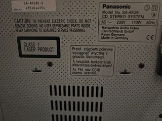 Equipo música Panasonic