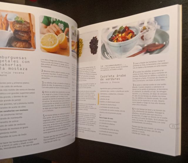 Libro COCINA VEGETARIANA Principios B.