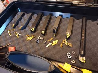 Set Valigetta Utensili da 16 mm Tornio con Ricambi
