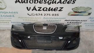 Paragolpes delantero negro Seat León II Restyling
