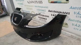 Paragolpes delantero negro Seat León II Restyling