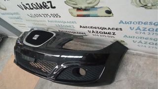 Paragolpes delantero negro Seat León II Restyling